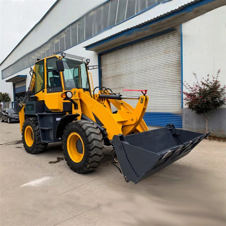 لودر انتهای جلو بیل مکانیکی 2.5TON Backhoe Loader